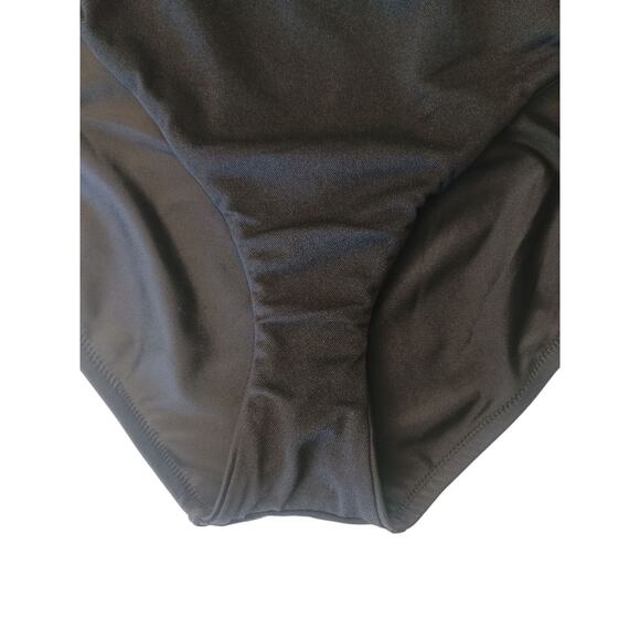 Bar III Tell Me About It Stud One Piece Swimsuit Black XL NWT - Picture 8 of 9